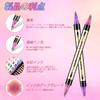 DUULEMANG Acrylic 30 Metallic Dot and Fine Metallic Markers for Ink Notebooks Markers, Colors, Colors, Tip, Waterproof, Quick-Drying, Double-Ended,