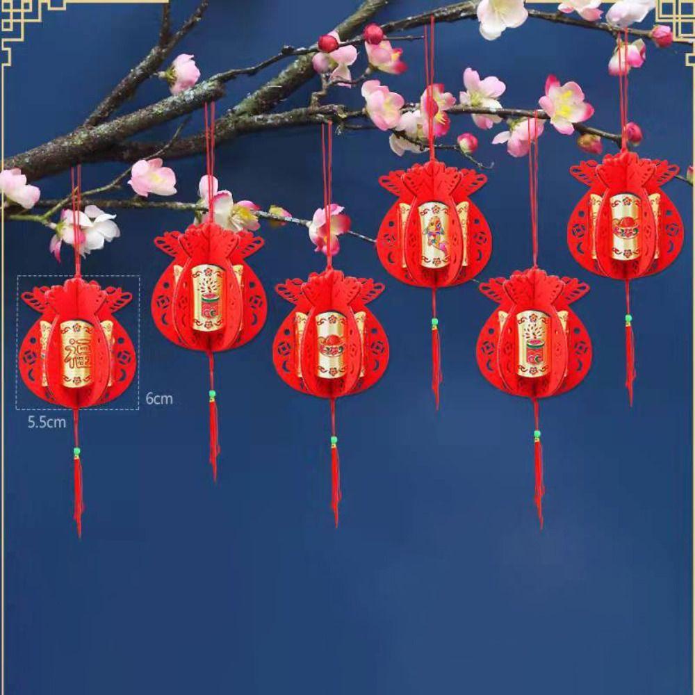 New Year Decorations Spring Festival Hanging Ornaments Plants Lantern Bonsai Pendant Home Supplies