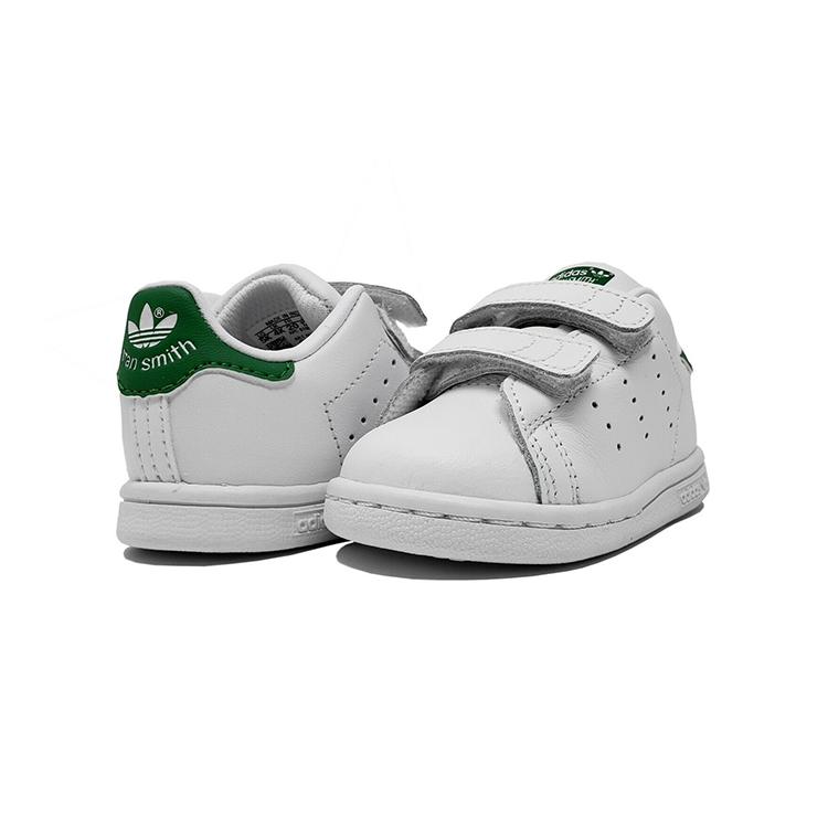 adidas Originals Cf Abrasion Resistant Low Top Toddler Shoes White Green Infant And Toddler M20609