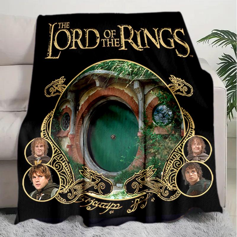 1PC The Lord of the Rings Blanket, All-season Lightweight Home Office Outdoor Nap Multifunctional Blanket, Christmas Gifts