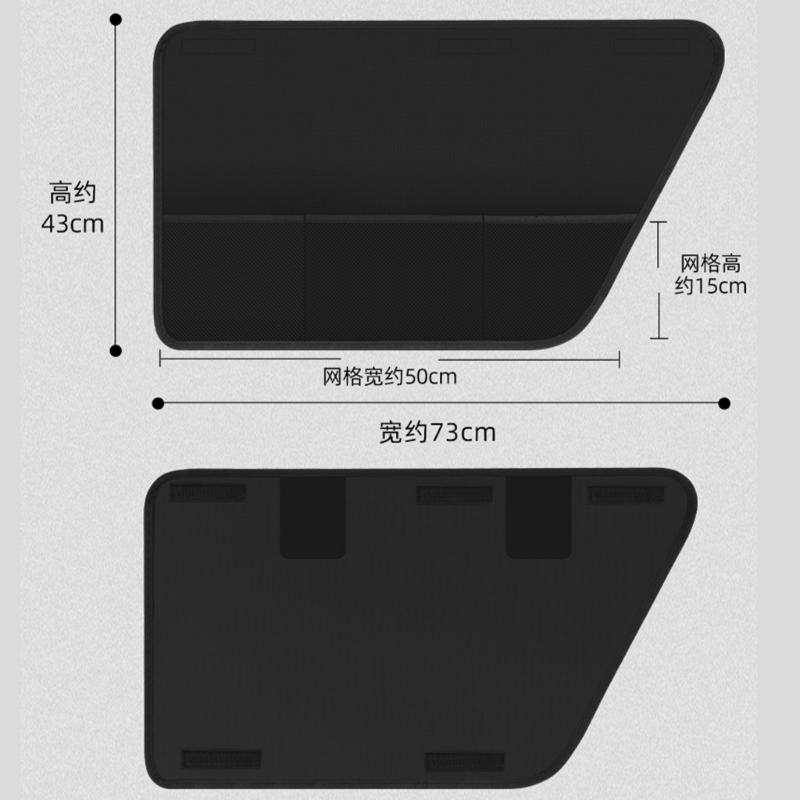 SUV Friendly Pet Car Door Liner Reinforced Waterproof Oxford Cloth Scratch Proof Easy to Clean Design