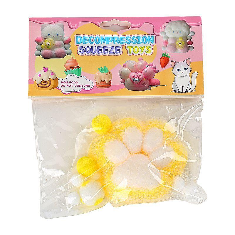 

Мила плюшева котяча лапка, іграшка для розваг, що стискається, надзвичайно м яка та липка текстура, іграшка для зняття стресу