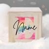 Personalized Money Box Kids Money Boxes Rainbow Letter with Name Coin Collection Box Wooded Coin Bank Child Birthday Shower Gift