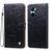 Vintage Crazy Horse Texture PU Leather Flip Wallet Phone Case for realme C33 Card Holder Kickstand Shockproof Protective Cover