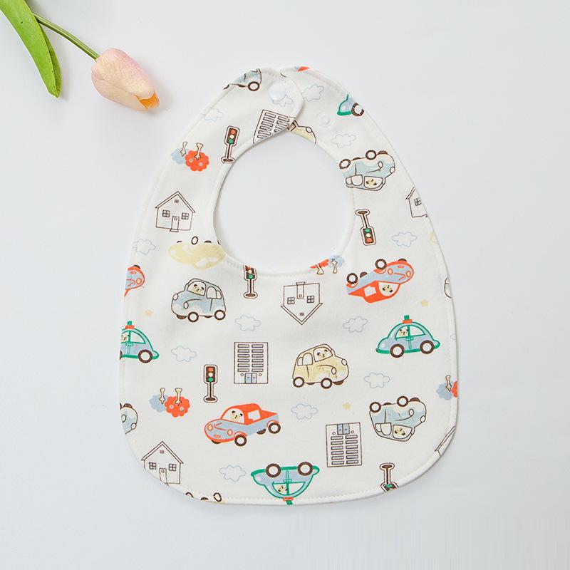 Thick Waterproof Baby Bib - Pure Cotton, Enlarged & Widened for Boys and Girls