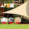 Sunshade Triangle Waterproof Sunshade Canvas Canopy Sunshade UPF50+98% UV Blocking Waterproof Backyard Terrace Garden Windproof Wear-resistant Tent