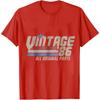 Vintage 86 All Original Parts Summer Men TShirt Retro American Style Casual Wear For Birthday Gift For Him