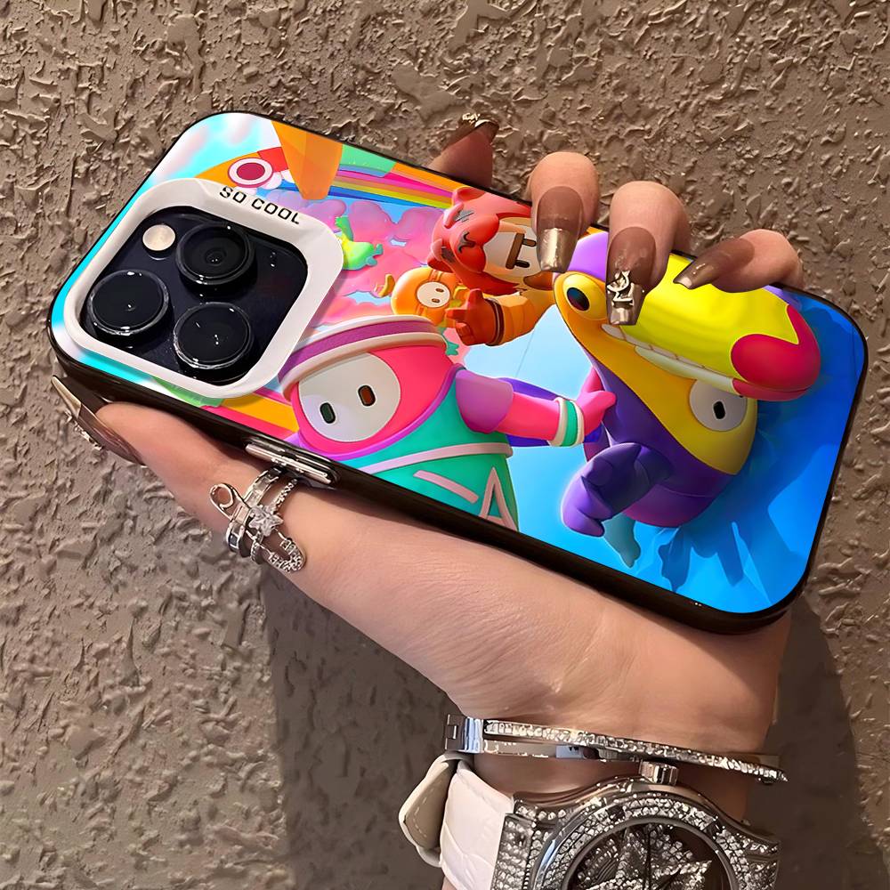 F-Fall G-Guys Party Game Color Phone Case For IPhone 17 16 15 14 13 12 11 Pro Max Plus Pro Shell