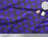 Soimoi Blue Japan Crepe Satin Fabric Fish Animal Skin Decor Fabric Printed Metre 42 Inch