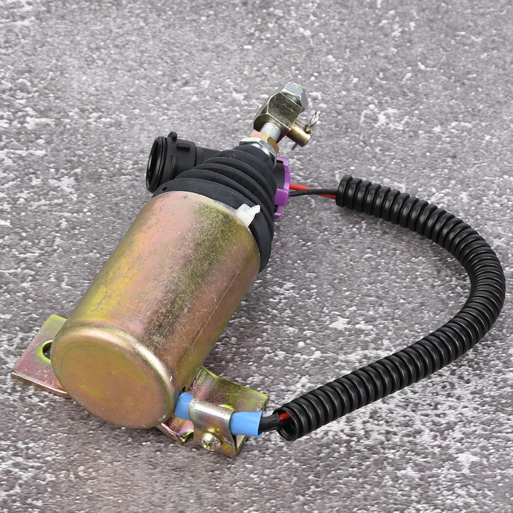 12V Fuel Shut Off Stop Solenoid Valve XHF 1121 E483310000093 Fit for Foton 483 Diesel