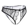 Sexy Underwear Sexy T-shaped Open Panties Thong Women's Lace Sao Low Waist Hot Open Crotch Temptation Transparent
