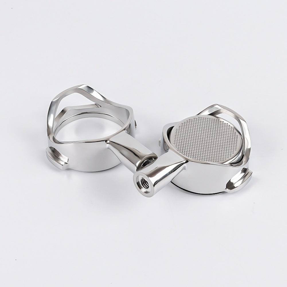 Stainless Steel Handle Bottomless Portafilter 304 Stainless Steel Aluminum Alloy Bottomless Coffee Handle Coffee Filter