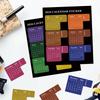 2026 Monthly Planner Stickers 2 Sheets Adhesive Calendar Labels for Notebooks Journals, School Classroom Supplies