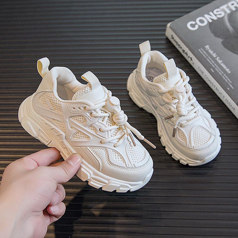 Kids Breathable Mesh Chunky Sole Casual Sneakers