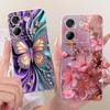 For Xiaomi Poco M7 Pro 5G Case Luxury Butterfly Tree Painted Cover Soft Silicone Phone Csae For Xiaomi Poco M7 Pro M7Pro 5G Bags
