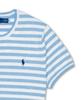 POLO RALPH LAUREN [W] Striped Short Sleeve Sweater - Blue