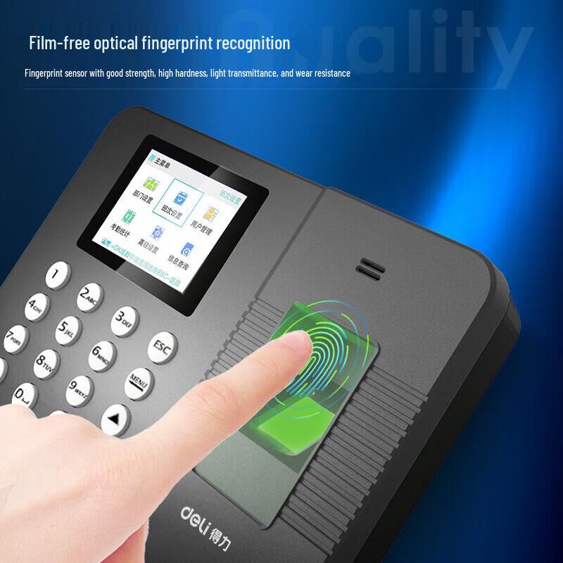 Deli 3960PRO Smart Cloud Fingerprint Attendance Machine CN Plug (adapter Included)