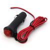 1.5meter Car 12V Universal  Lighter Socket Wire Plug Cable with Switch Fuse LED Indicator Car Power Supply Cord 1.5m