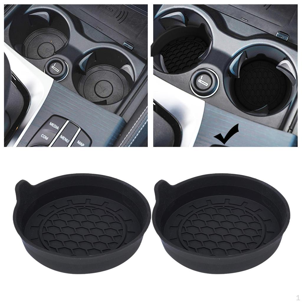 2 stück Auto Untersetzer für Tasse Halter Innen Zubehör Einfache Installation Trinken Coaster Anti