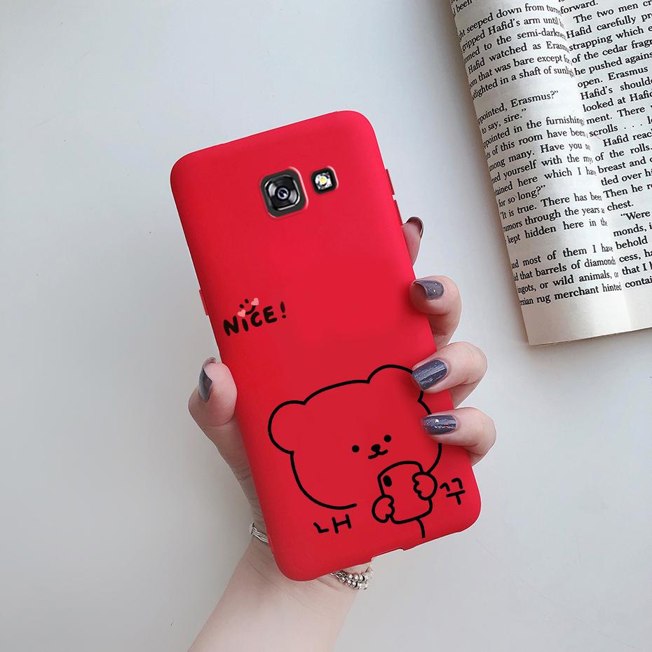Hülle Für Samsung Galaxy A7 2017 Hülle Niedlich Bemalte Silikon Weiche TPU Handy Rückseite Abdeckung Stoßstange Für Samsung A7 2017 A720 A720f Hüllen