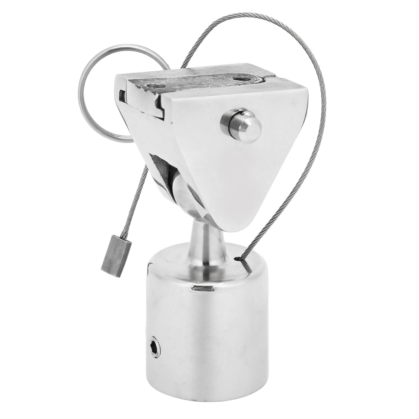 

Rotatable Boat Deck Hinge Mount Stainless Steel Marine Hardware Boat Deck Hinge Connector25MM