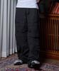 HOODHOOD Multi-Pocket Utility Detachable Pants Black