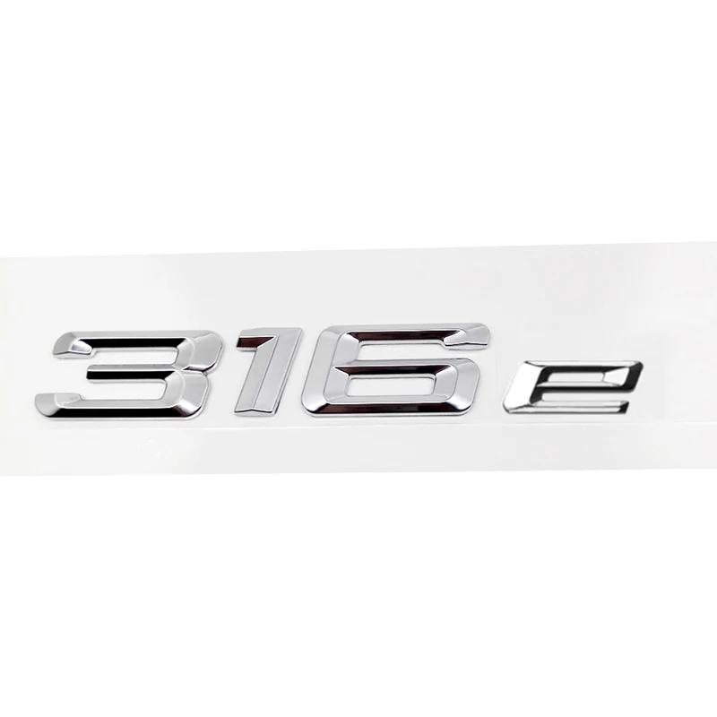 AAYT1 ABS Car Rear Trunk Logo Badge Emblem Sticker For 3 series 316e 328e 318e 320e 325e 330e 335e E46 E90 E91 F30 F31 F34 G20