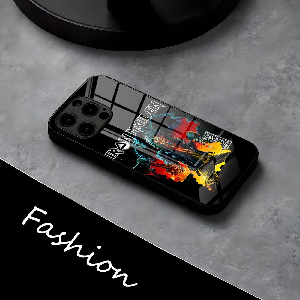 R-Run-To-The-H-Hills-Iron-M-MaidenES Phone Case For IPhone 17 Pro Max 16 15 14 Pro Max 13 11 X Xs Xr 8 7Plus Glass Cover
