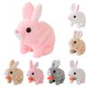 Elektrisches Plüschkaninchenspielzeug Interaktives Springen Zucken Schütteln Ohren Hasenspielzeug Kleinkinder