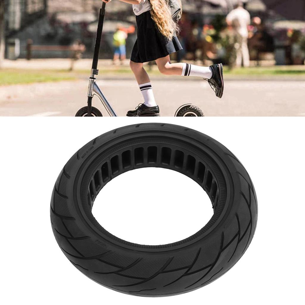 Electric Scooter Tire 10 X 2.5in Rubber Off Road Explosion Proof Solid Tire for Ninebot G30