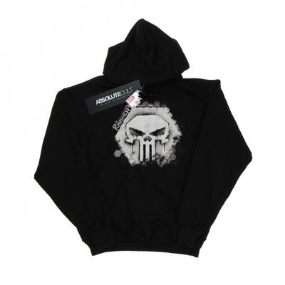 Mens Punisher Skull Badge Hoodie