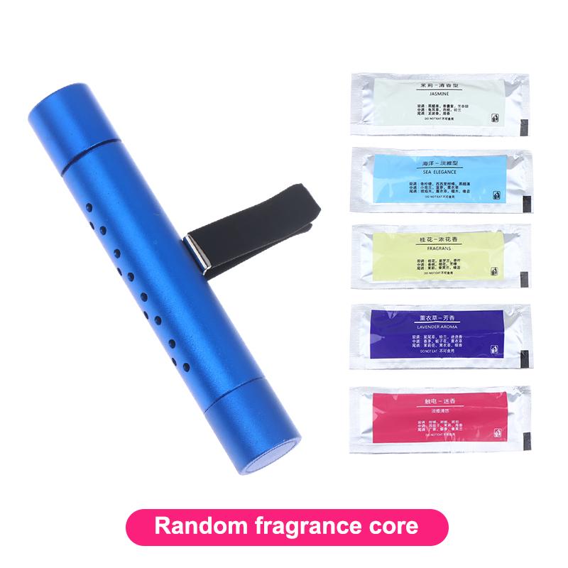 NEW 5Pcs Refill Sticks Car Fragrance Air Freshener - Aromatherapy Exhaust Vent Clip Auto Interior Accessories