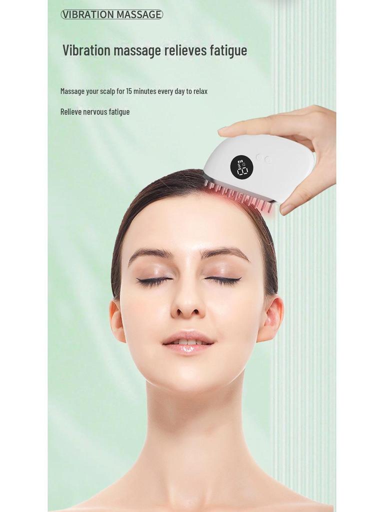 Portable Electric Head Massage Comb - Red Light Therapy & Hair Care