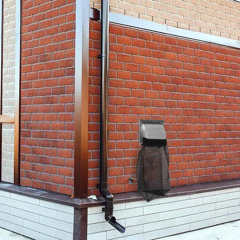 Wall Exhaust Covers Reusable Dryer Vent Dust Filter Bag Lint Trap Dryer Vent Lint Bags Dust Bag For Outside
