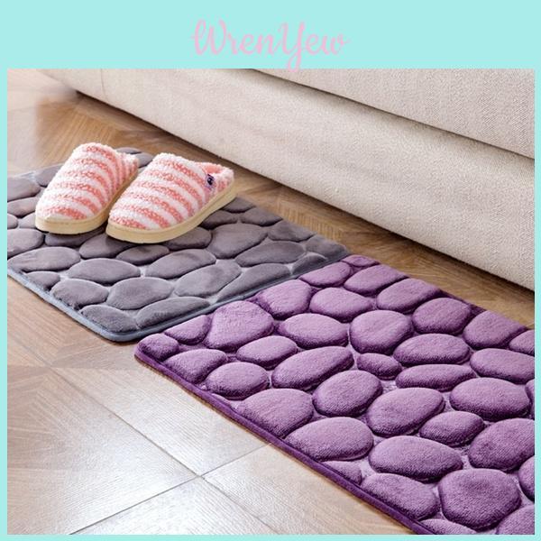 Ultra-absorbent Embossed Polyester Mat For Kitchen And Bathroom Floors