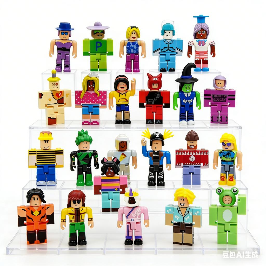 Roblox 24 Pcs Plastic Action Figures Collectible Virtual World Character Figurines Desktop Decor Ornaments Box Packed Designed For Children