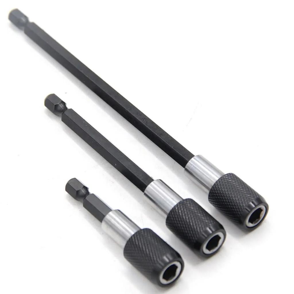 3Piece Quickly Release Screwdriver Extension Rod For Easy Operation Long Last Performances In Various Repair Tasks