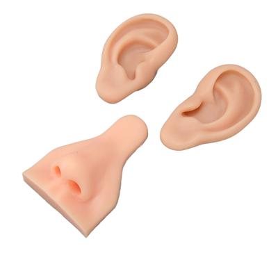 Silicone Piercing Model Soft Silicone Flexible Stretchy Reusable Human Body Piercing Practice Model