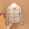 Winter New Down Jacket Women's Fashion Duck Down Elegant, Lightweight, Long Sleeve and Short Jacket