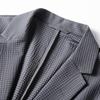 Men's Casual Suit Spring and Summer Ice Silk Elastic Cool Feeling Single West Middle-aged and Young People Light Luxury Business Suit Thin Jacket