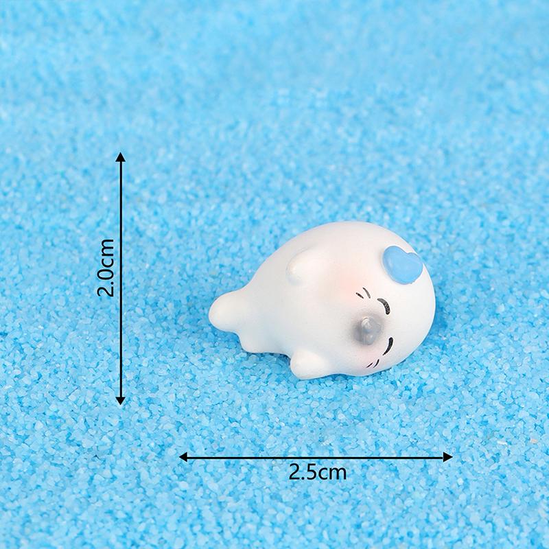 

1шт Дім Міні Мультяшна Тюлень Тварина Мох Мікро Ландшафт Прикраса Рослини Бонсай Автомобіль DIY Декорація