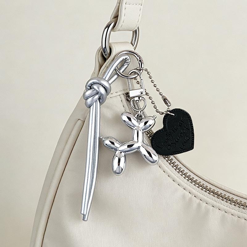 Bag Charm Luxury Charm Tassel Love Pendant Handmade Creative Pupy Cute Pendant Bag Accessories