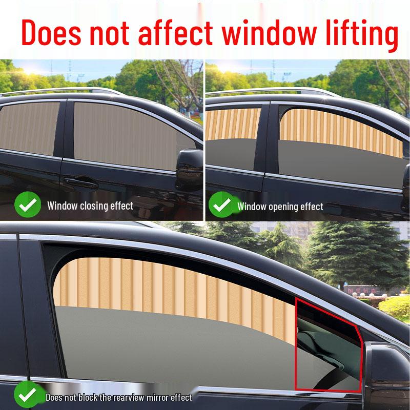 Magnetic Car Window Sunshade Curtains: Privacy & Heat Insulation for Small Cars