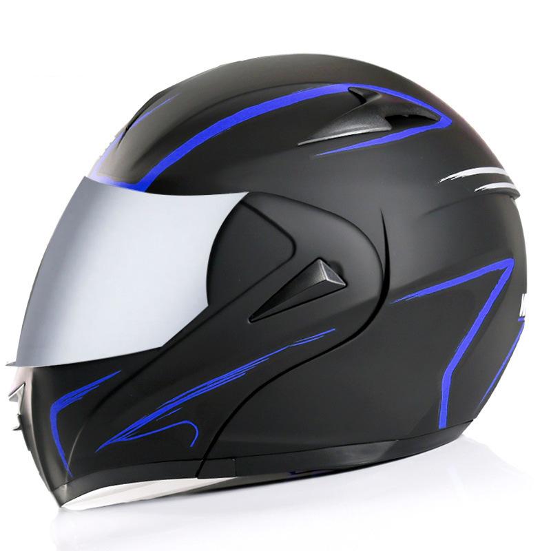 Cross-border Electric Motorcycle Male Helmet Electric Vehicle Helmet Female Face-off Helmet Full Helmet Four Seasons Motorcycle Safety Helmet