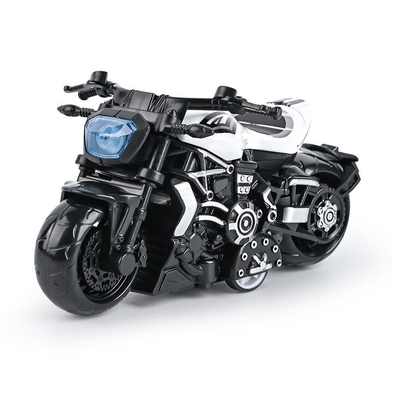 Trendy Mini Motorcycle Keychain Pendant: Cool Model Figurine Car Keyring Toy