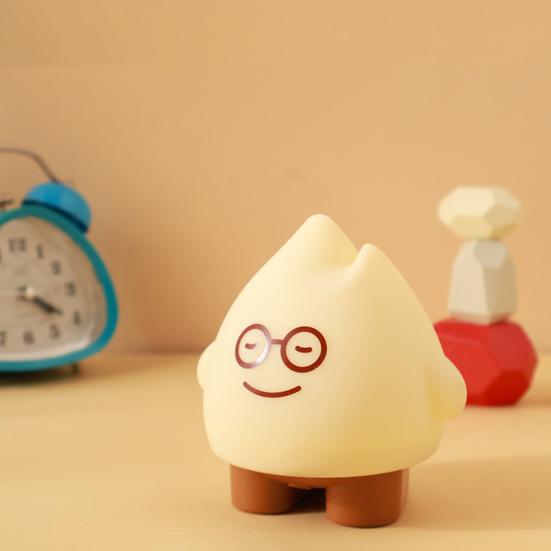 Night Light Soft Warm Glow Adjustable Brightness Timer Function Small USB Rechargeable Realistic Flickering Flame LED Bedside Lamp