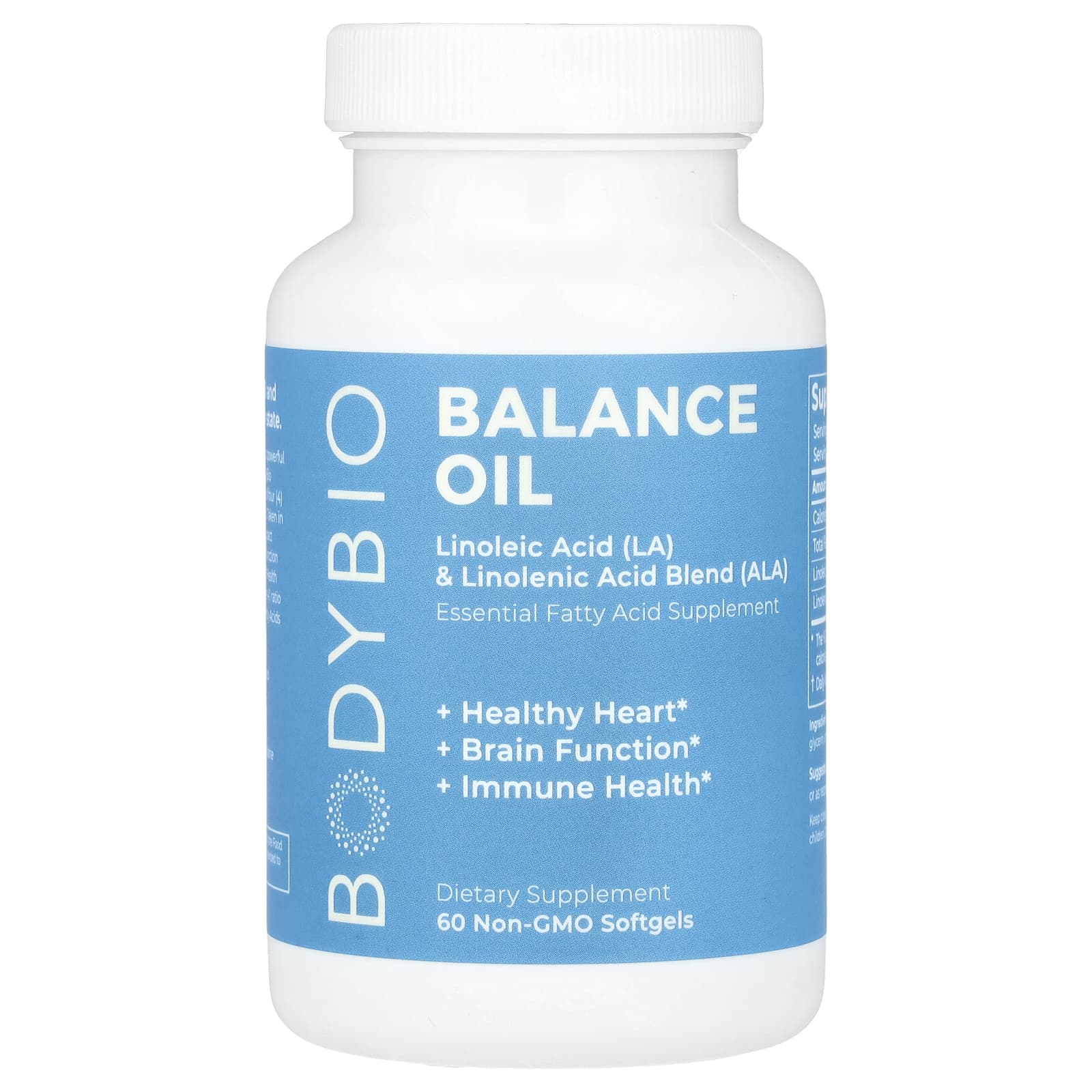 

Balance Oil, Linoleic Acid (La) and Linolenic Acid Blend (Ala), Non-GMO, 60 Softgels