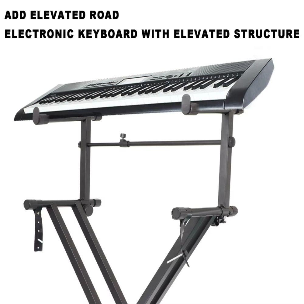 Rundes Rohr Elektronisches Klavier Erweiterungsadapter Zweite Ebene Keyboardständer Musikalische Zubehörteile
