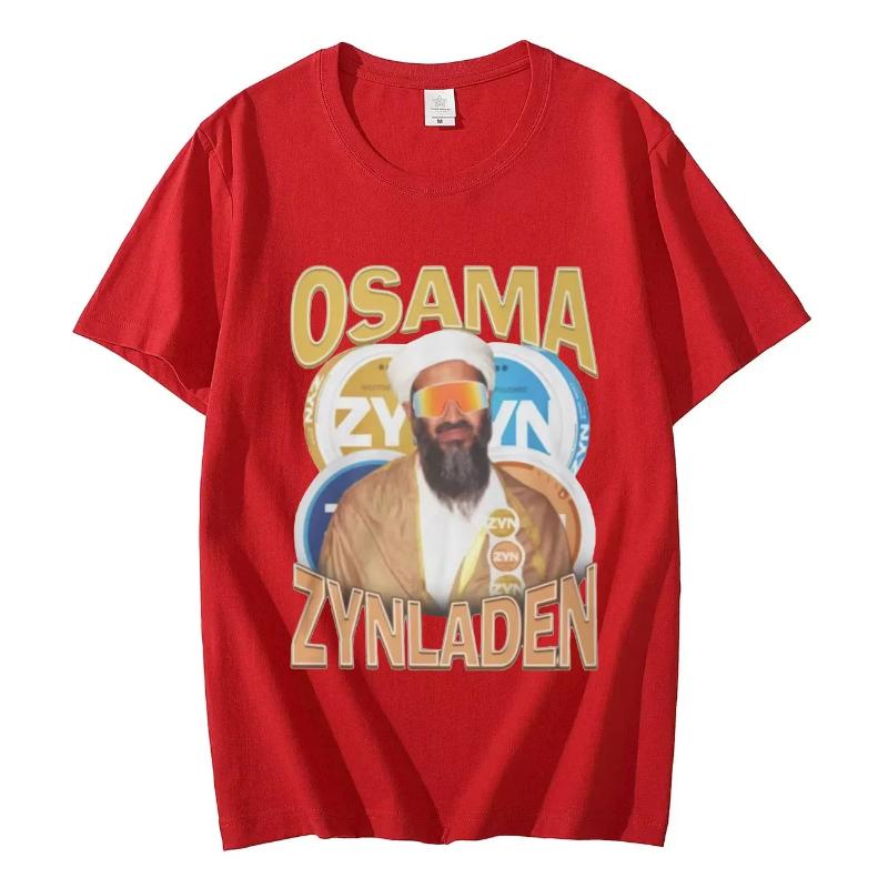 Vintage Osama Zynladen Graphic T Shirts Fashion Trend Clothing Short Sleeve T-shirt Unisex O-Neck T-shirts Women Clothing Top