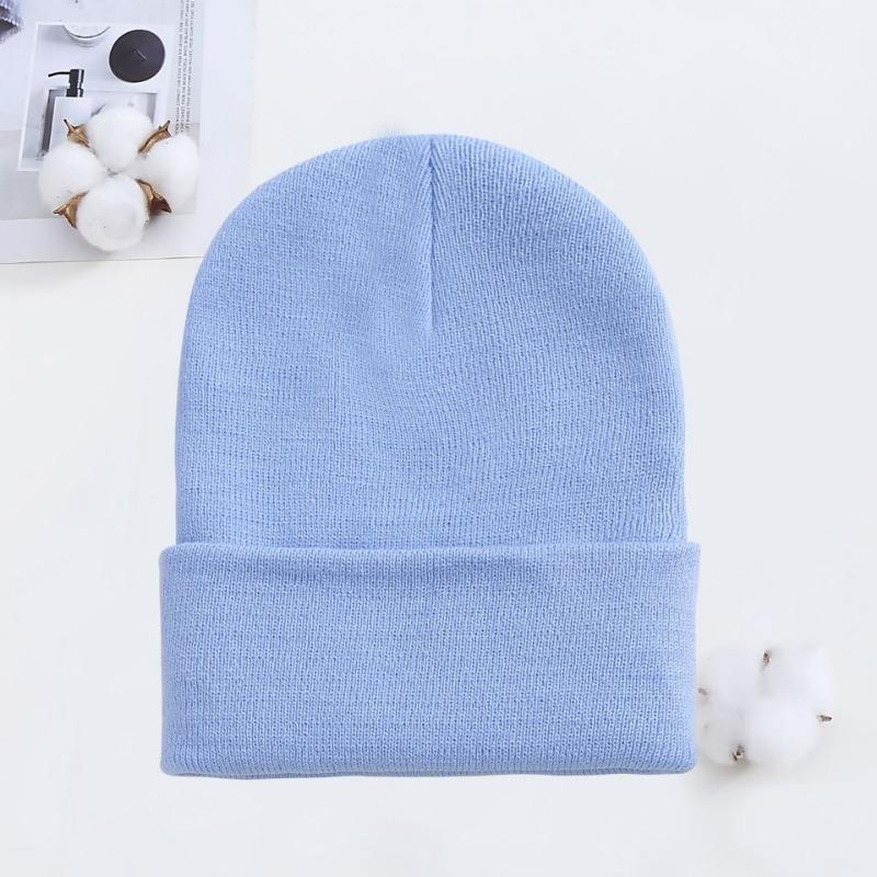 Knitted hats Versatile cold-proof autumn and winter hats Women's wool hats Knitted hats Men's